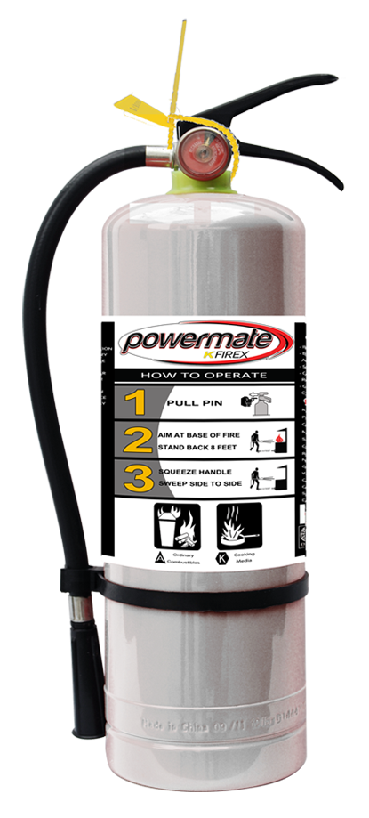 K-Firex wet chemical extinguisher